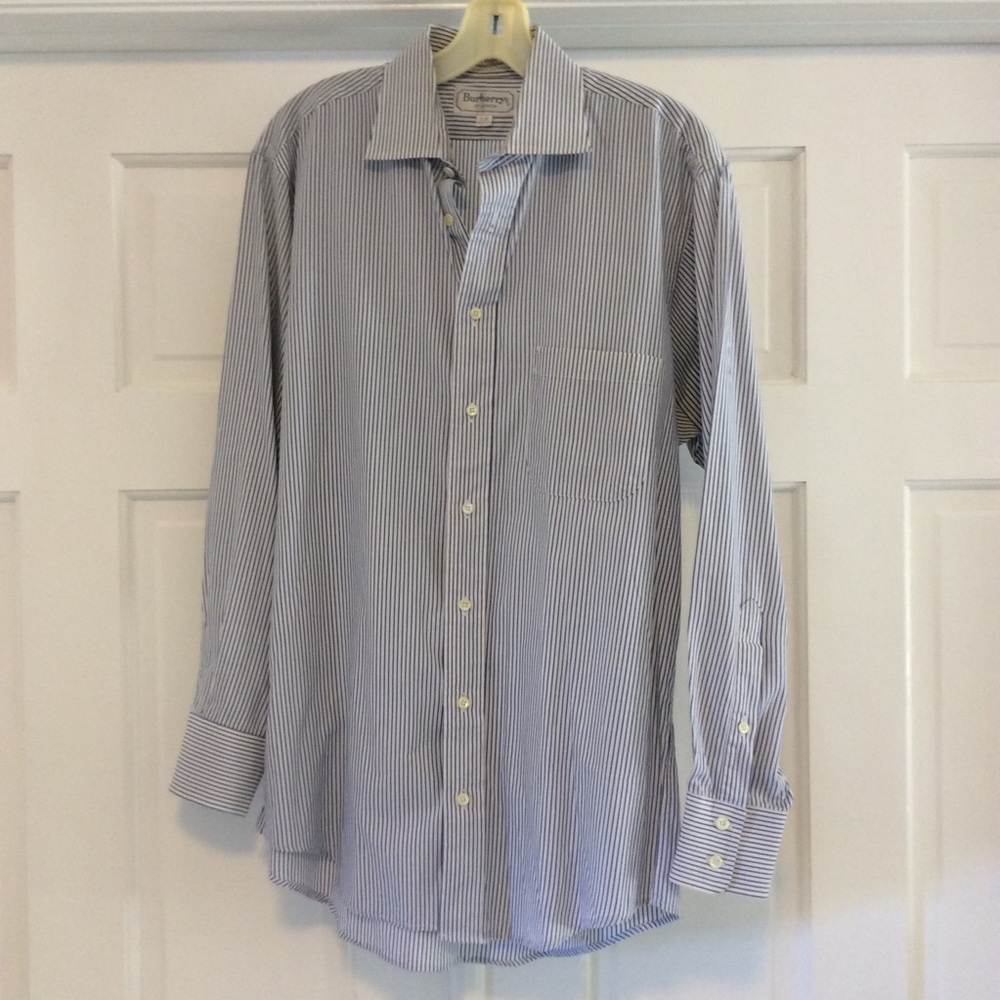 Burberry of London long sleeve button down shirt.